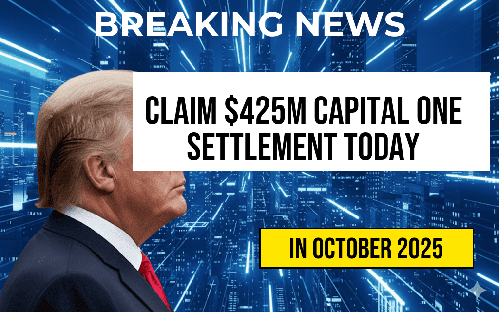 Last Chance to Claim Your Share of the $425 Million Capital One Settlement: How to Apply